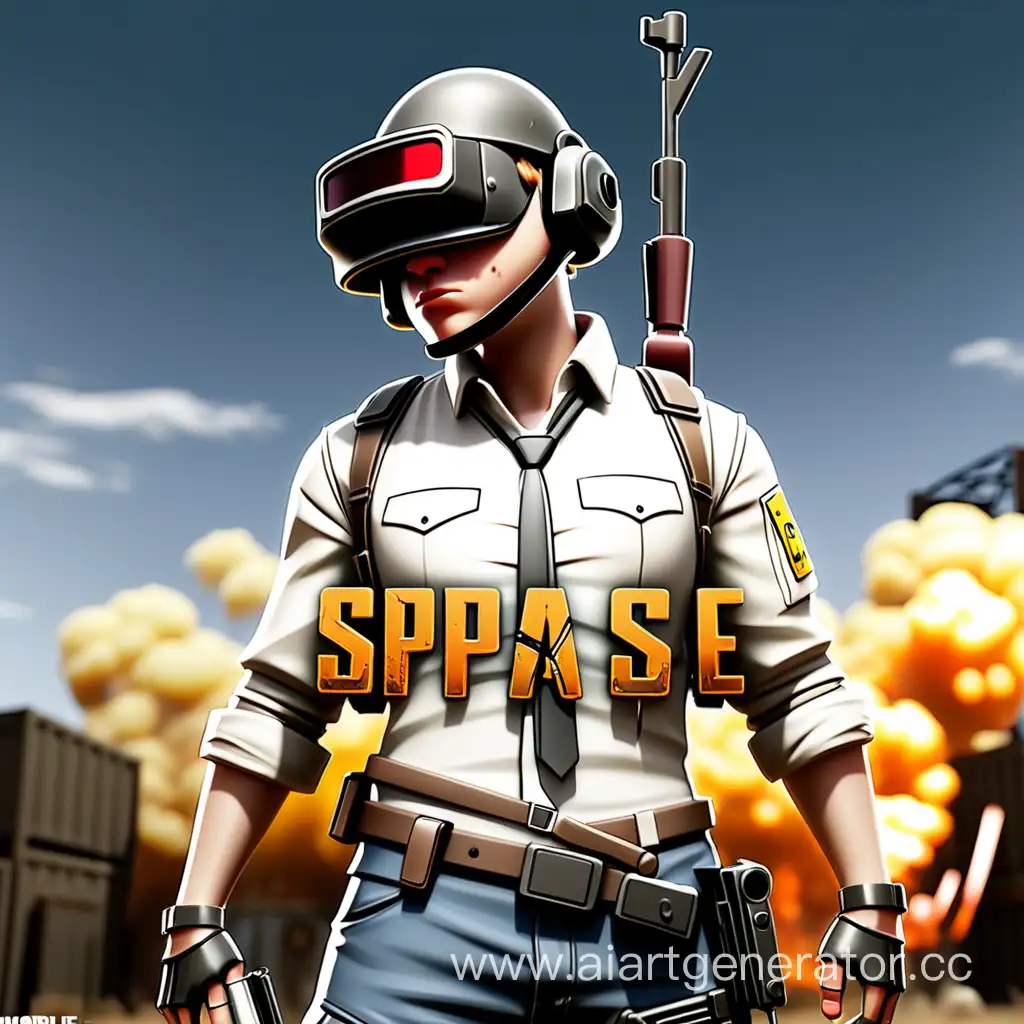 Exciting-SPASE-Lettering-on-PUBG-MOBILE-Theme