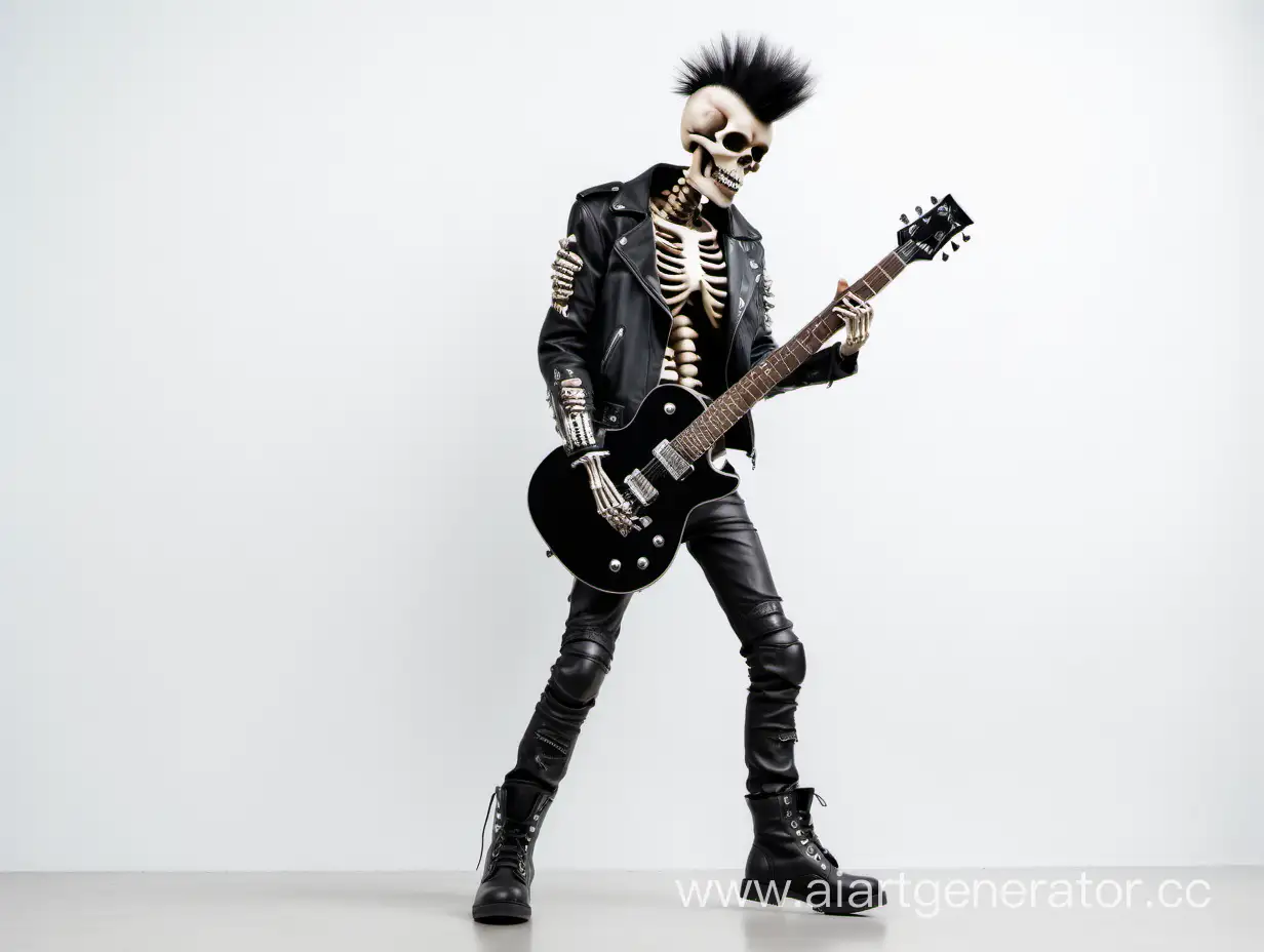 Rockstar-Skeleton-in-Leather-Attire-with-Mohawk-and-Electric-Guitar