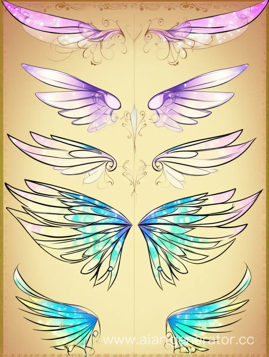wing design, winx universe, fairies, Reference