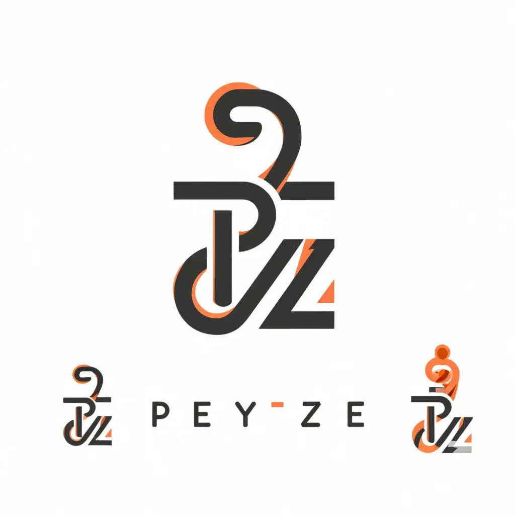 a logo design,with the text "Peyze", main symbol:letter
,complex,clear background
