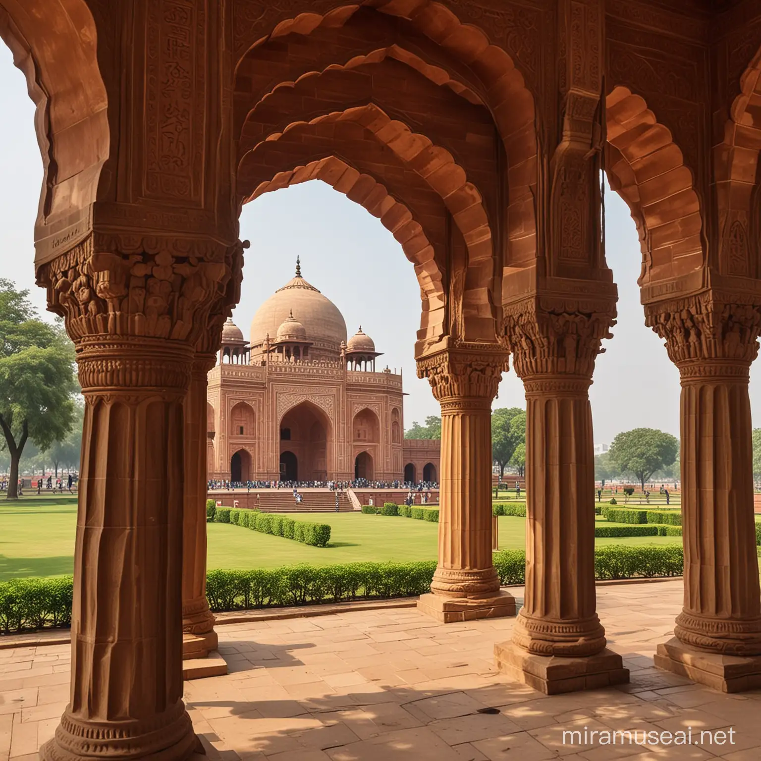 Historic Monuments of Delhi Red Fort Qutub Minar India Gate and Lotus Temple