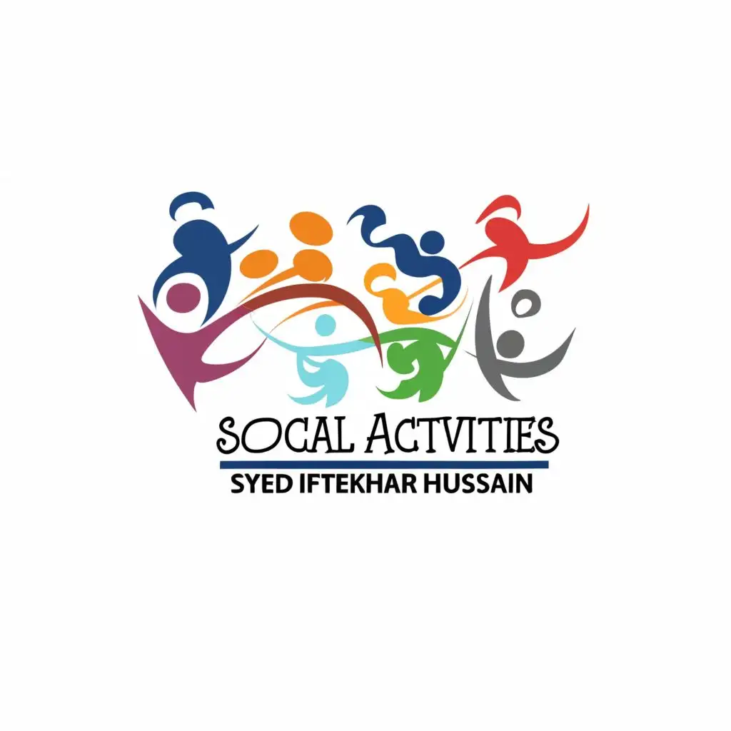 logo, Social activities, with the text "Syed Iftekhar Hussain", typography, be used in Nonprofit industry
