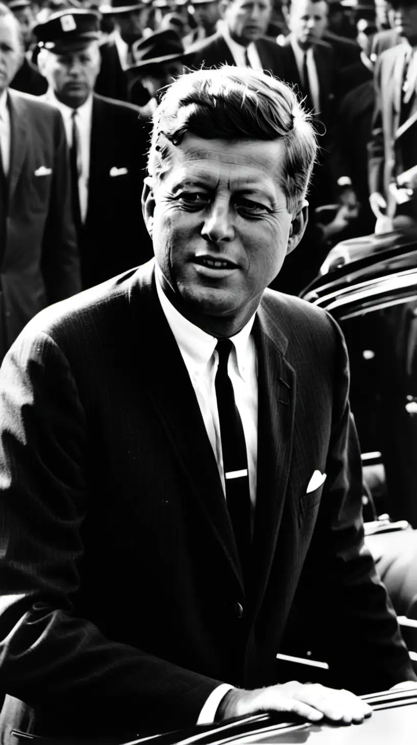 "Explore the Mystery: Visualize the enigma surrounding President John F. Kennedy's assassination on November 22, 1963, a controversial event that remains unresolved to this day."