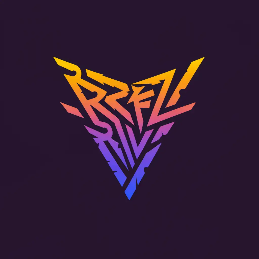 LOGO-Design-for-Rebel-Rave-Vibrant-Rebellion-with-Horns-and-Chains