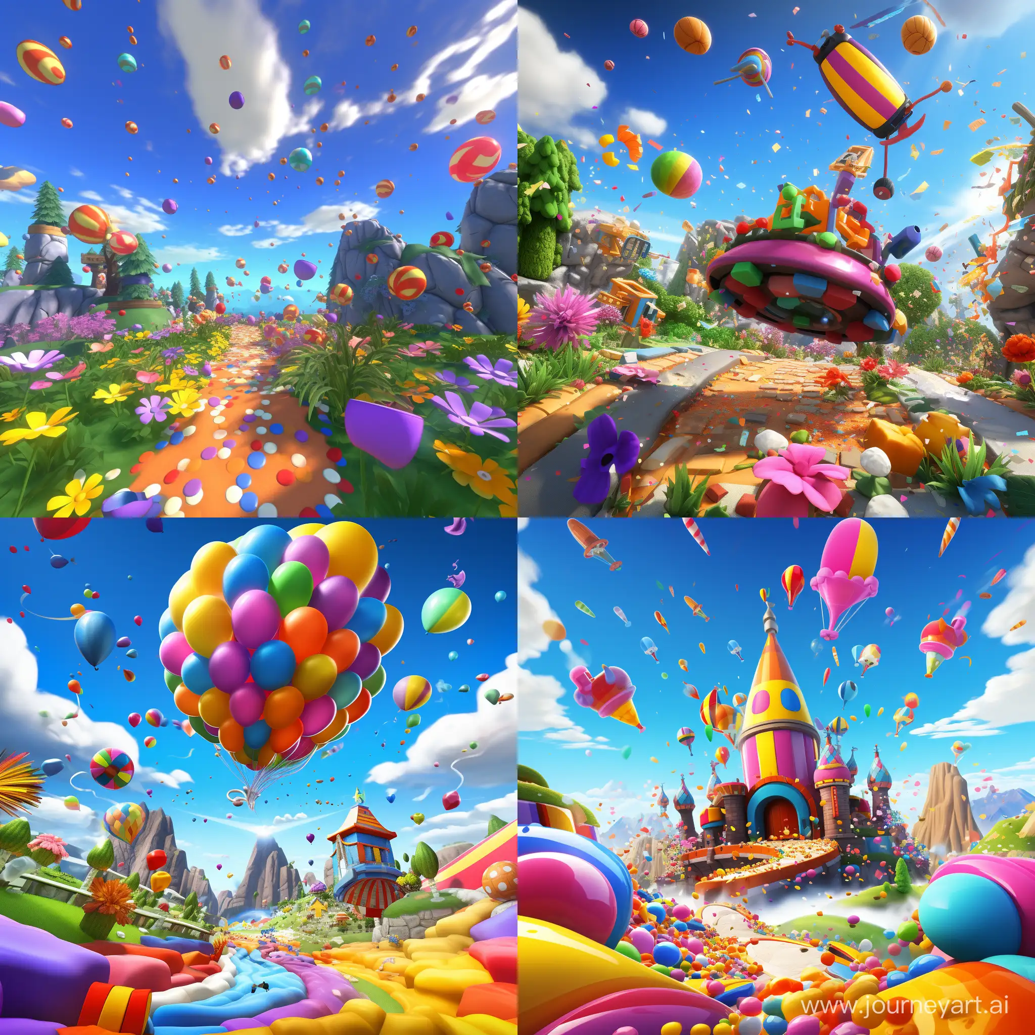 Whimsical-Disasters-Playful-Chaos-in-a-Vibrant-3D-World