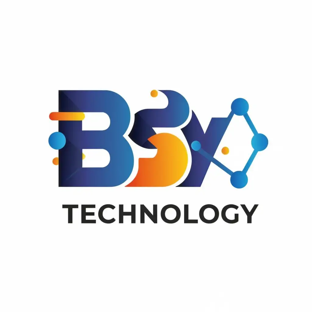 logo, BSY, with the text "BSY Technology", typography, be used in Technology industry
