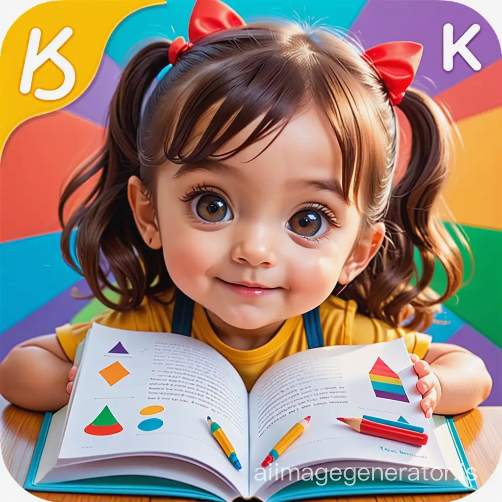 kindergarten kids learning book