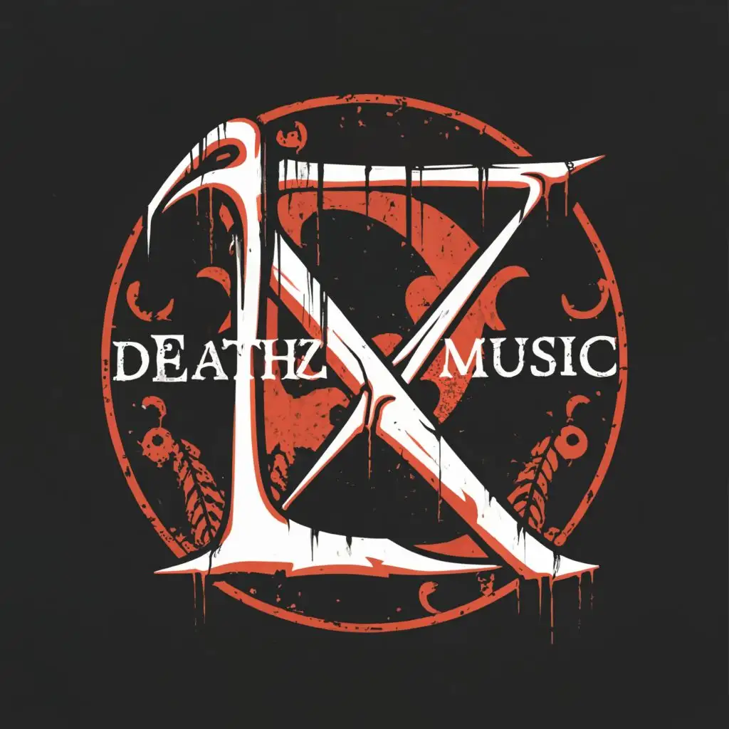 LOGO-Design-for-DEATHZ-MUSIC-Bold-Typography-for-an-Edgy-Music-Brand