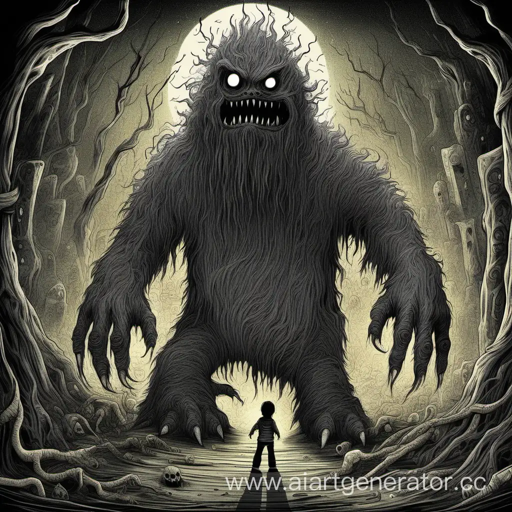 Terrifying-Monster-Unleashed-in-Dark-Forest