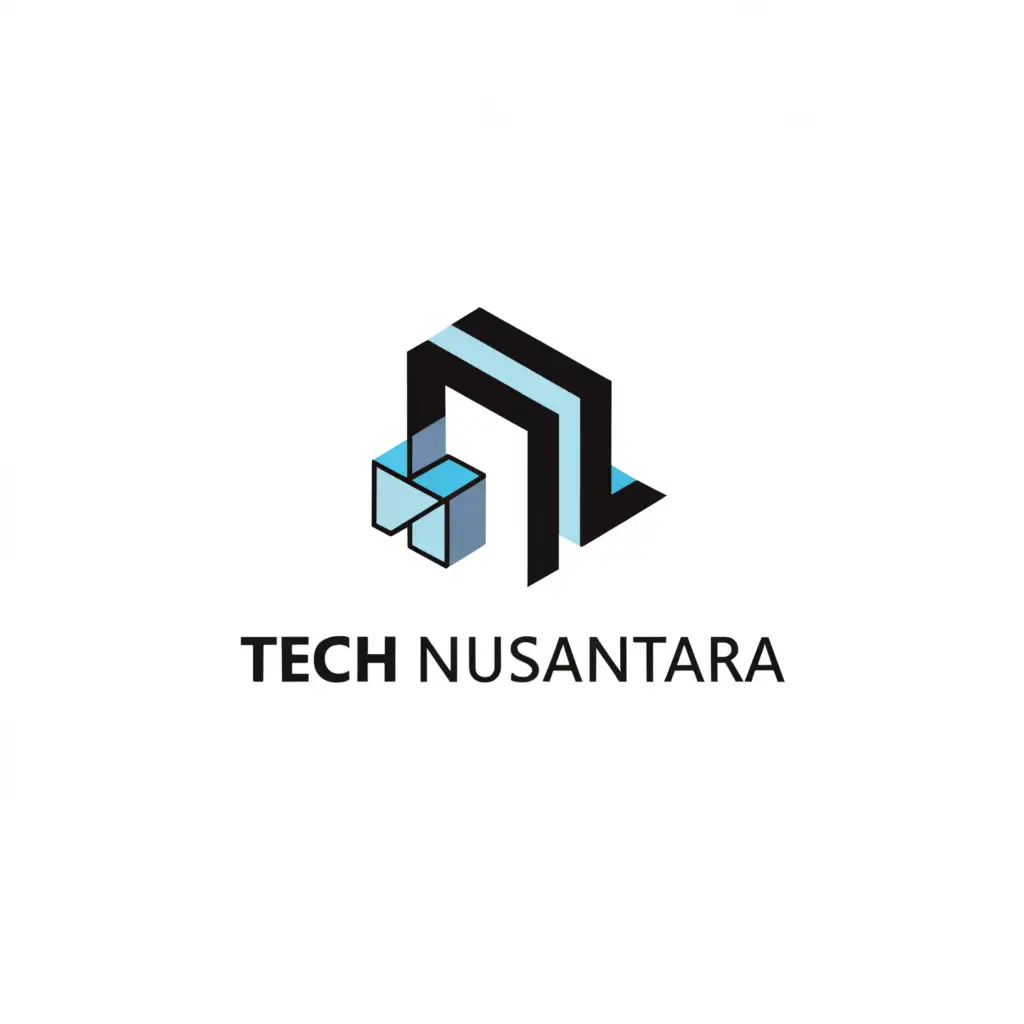 a logo design,with the text "Tech Nusantara", main symbol:Font,Minimalistic,clear background