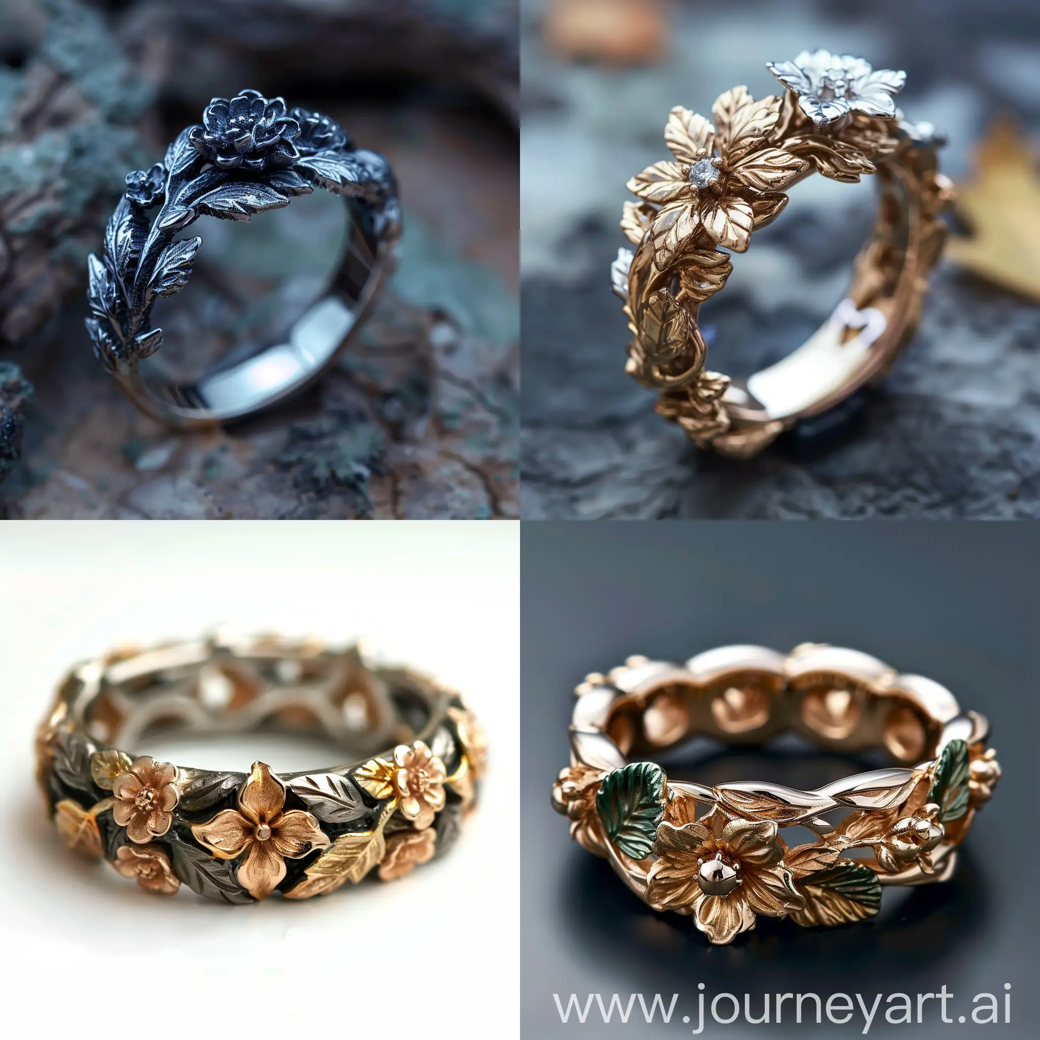 Floral-Wreath-Ring-Symbolizing-Unity-with-Nature