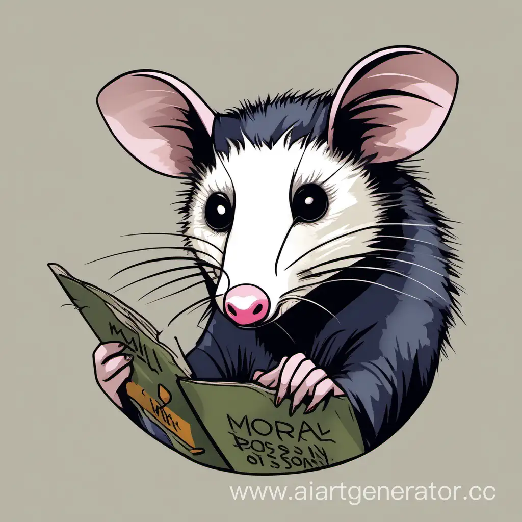 Ethical-Opossum-Embodies-Virtue-in-Enchanting-Art