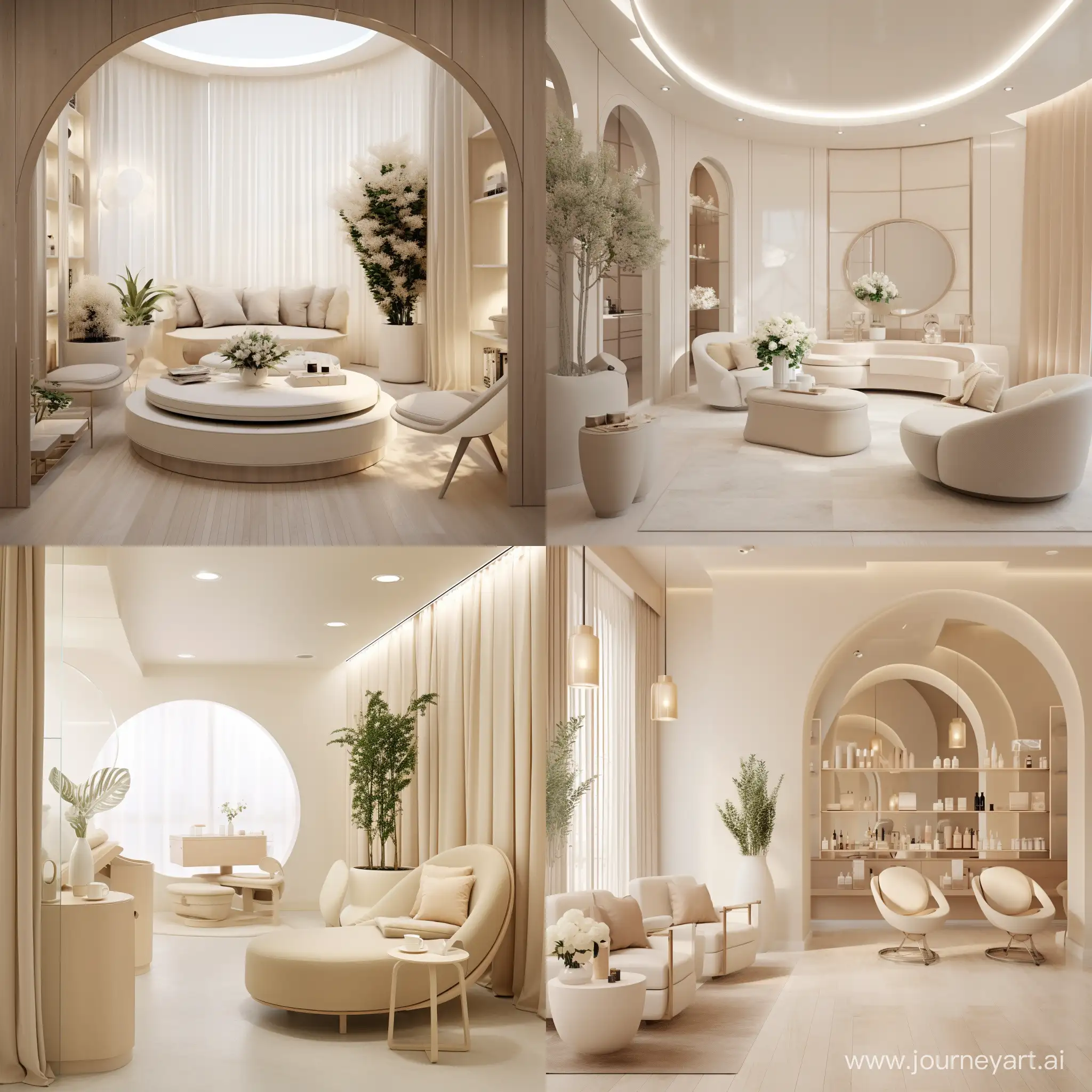Elegant-40SquareMeter-Beauty-Salon-Interior-in-Warm-White-and-Beige-Palette