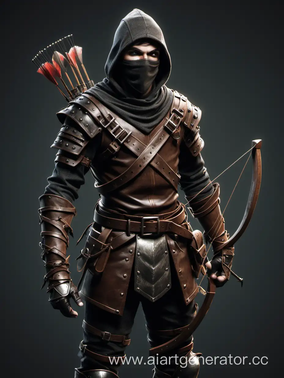 bandit-archer in leather armor