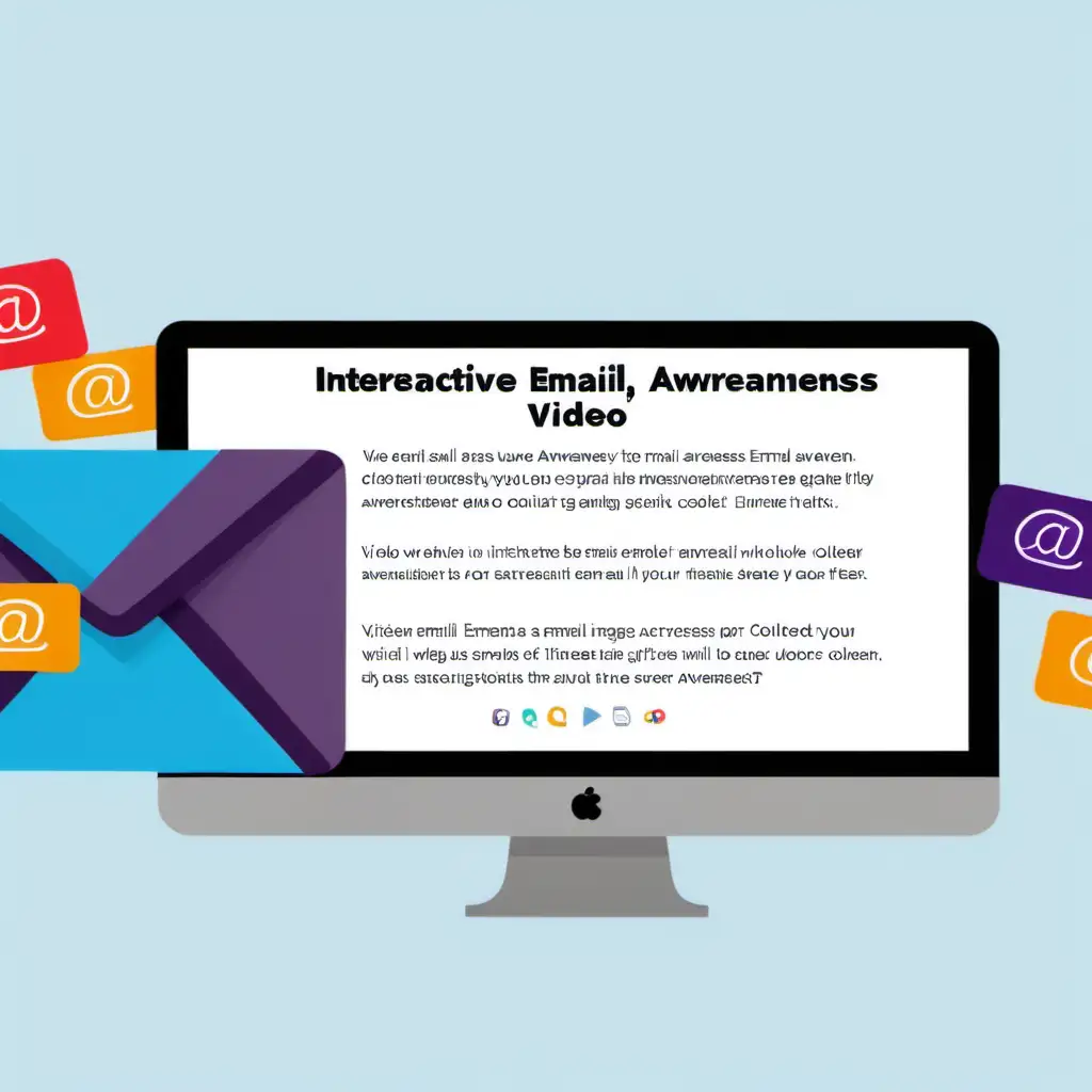 Colored image: Interactive Email Awareness video