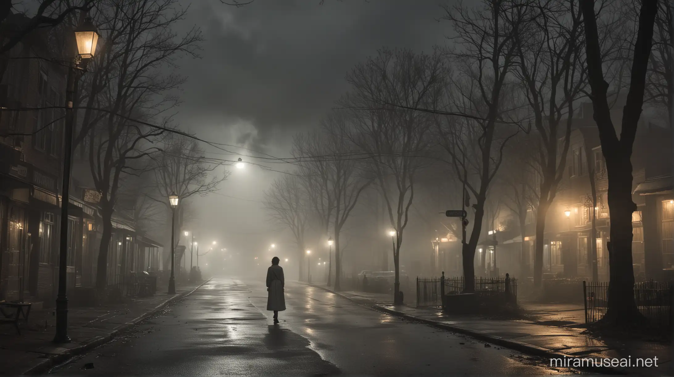  thick clouds, offered no solace, casting eerie shadows that danced menacingly across the landscape. In the heart of a small, secluded town nestled amidst ancient forests, a lone figure named Emily found herself walking home from a late shift at the diner. The streetlights flickered ominously, as if struggling against some unseen force.