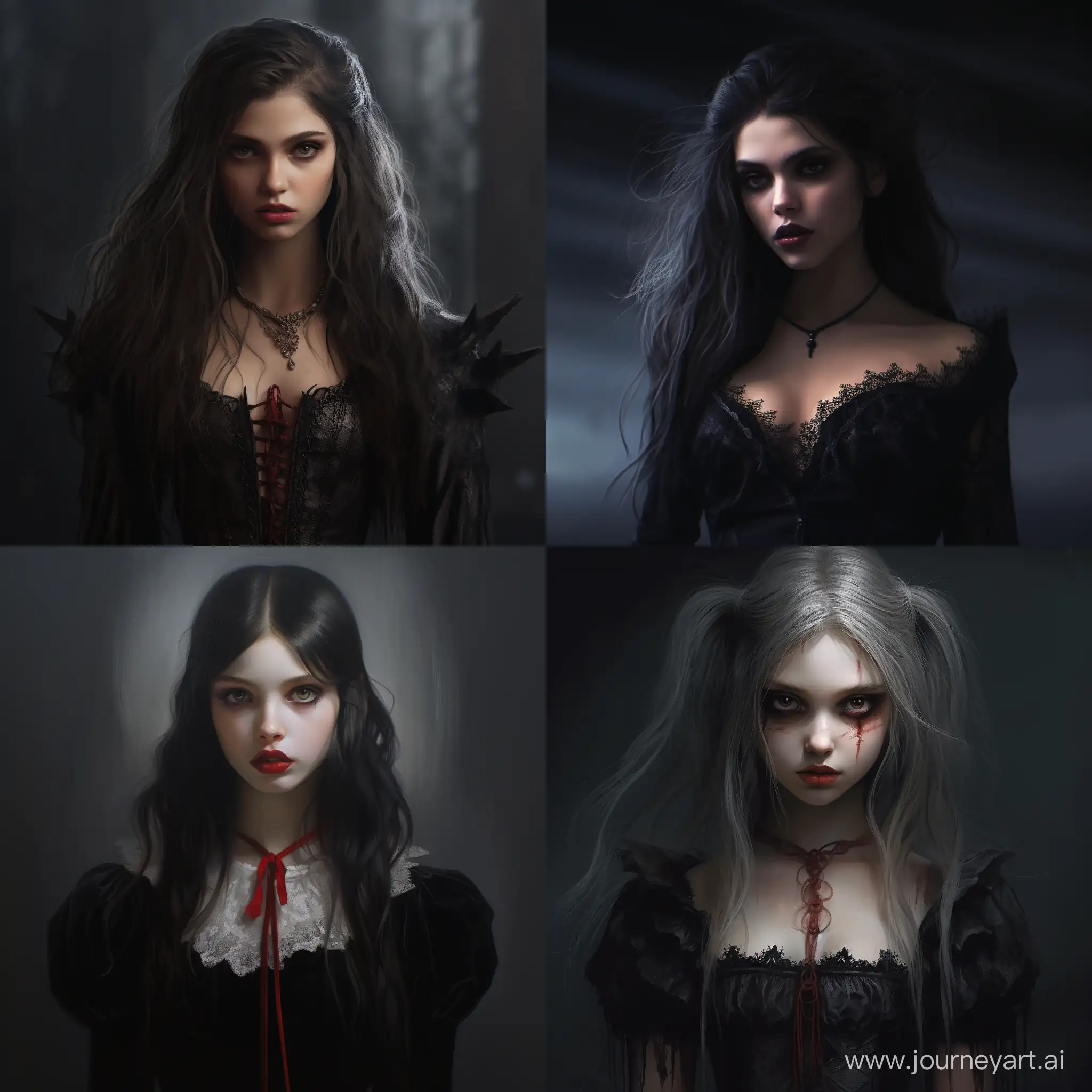 Девушка вампир