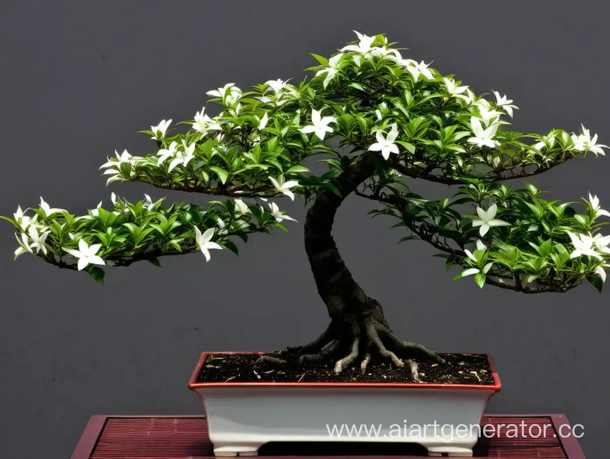 Bonsai - domestic jasmine tree