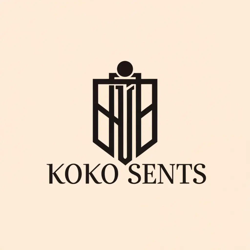 a logo design,with the text "KOKO SCENTS", main symbol:a design related to fragrance and beauty. The design should involve sharp corners,Moderate,be used in Beauty Spa industry,clear background
