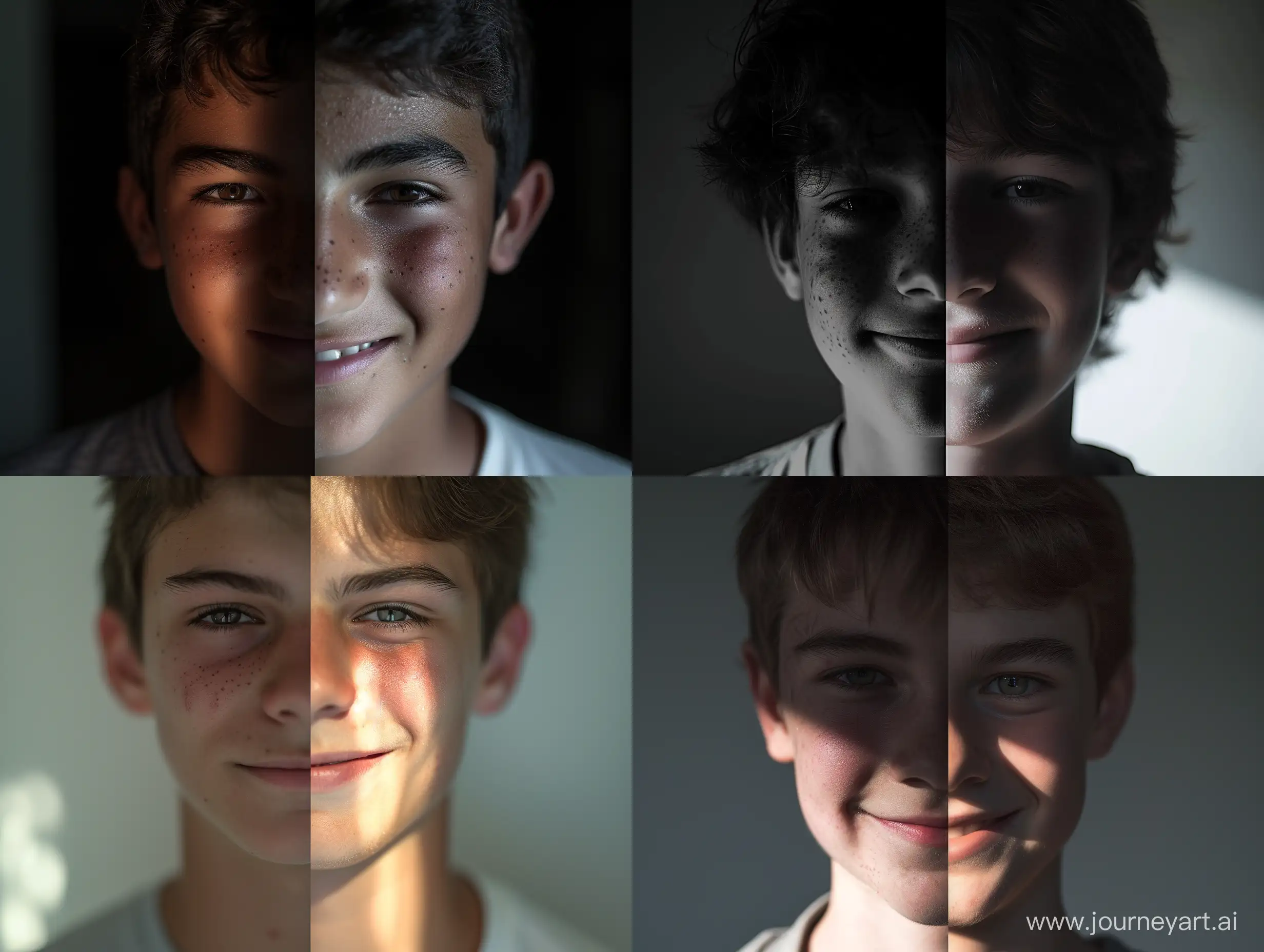 Emotional-Contrast-Young-Mans-Mood-Transition-from-Darkness-to-Light