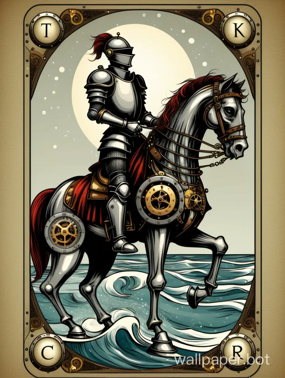 Steampunk-Style-Knight-of-Cups-Tarot-Card
