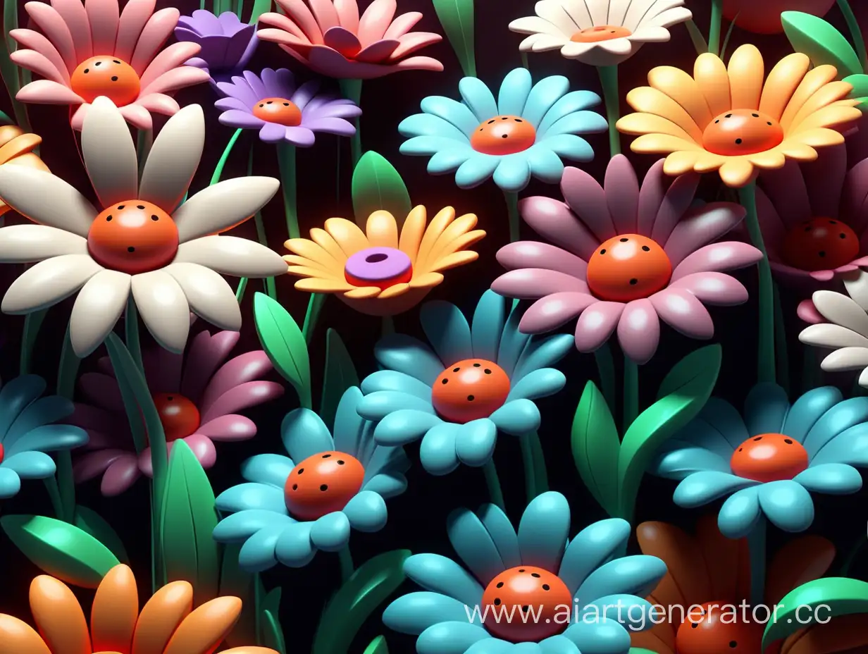 Colorful-Cartoon-Flowers-in-8K-Resolution