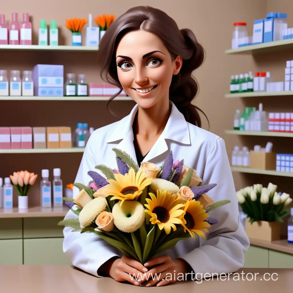 Beautiful-Pharmacist-Birthday-Celebration-with-Flowers