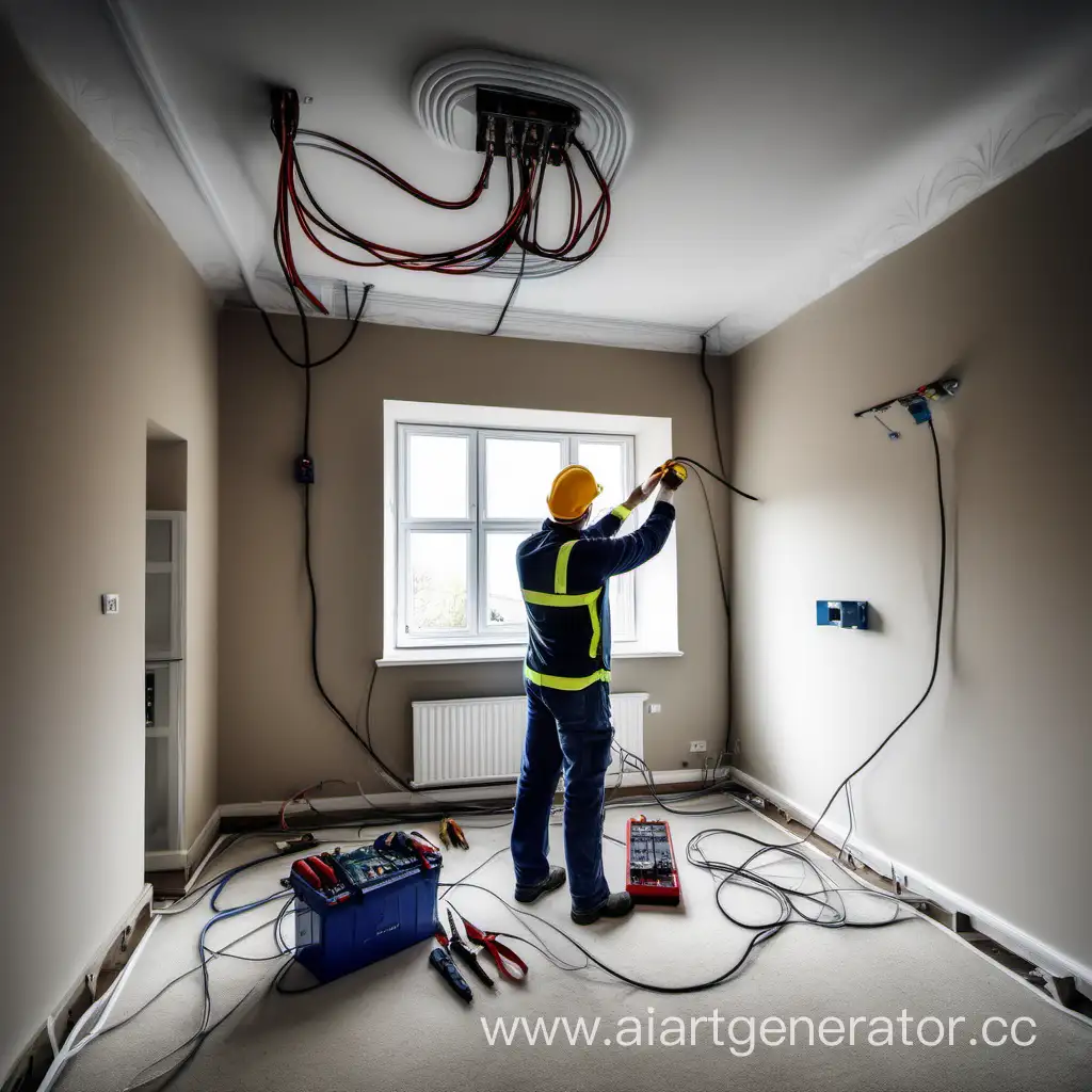 Professional-Electrical-Installation-in-a-Private-Residence