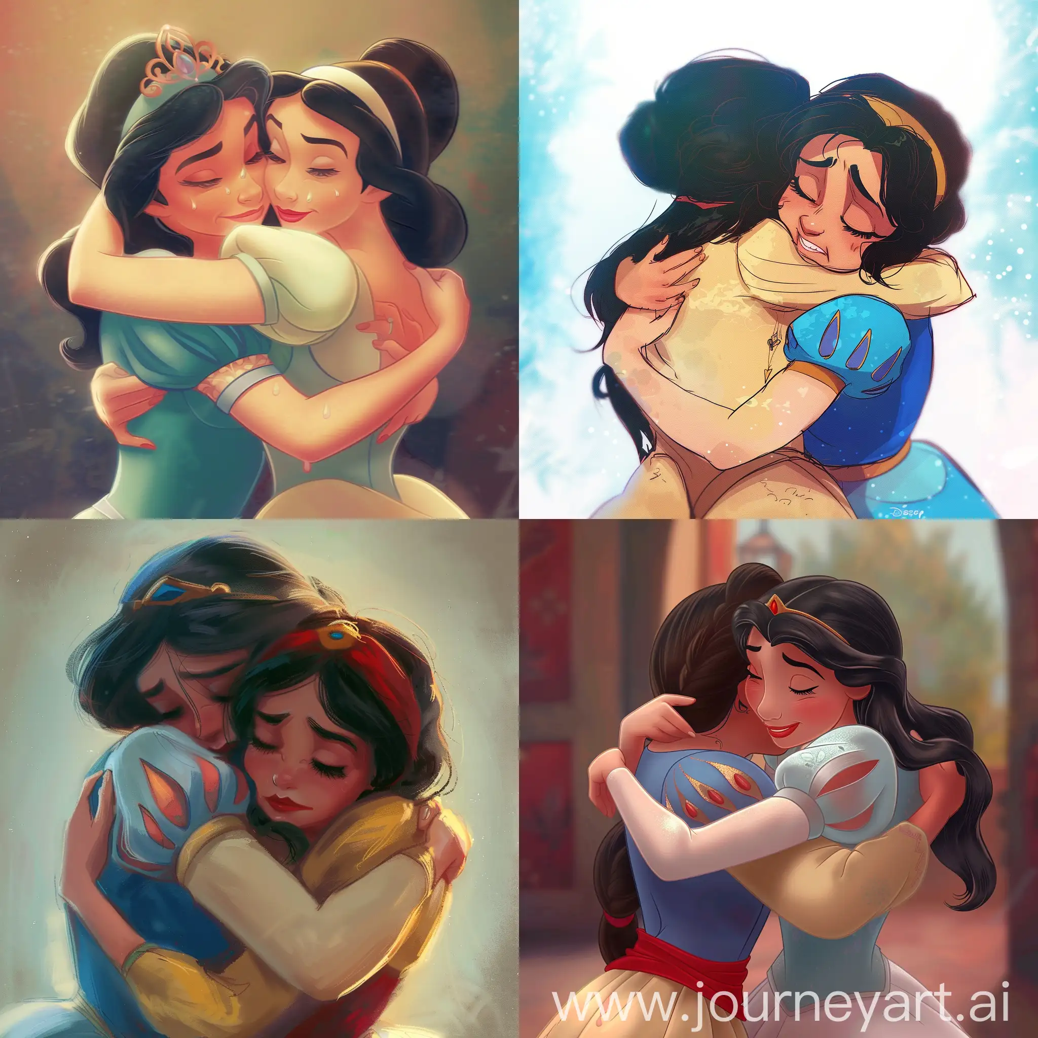DisneyInspired-Princess-Hug-Colorful-Sleeveless-Outfits