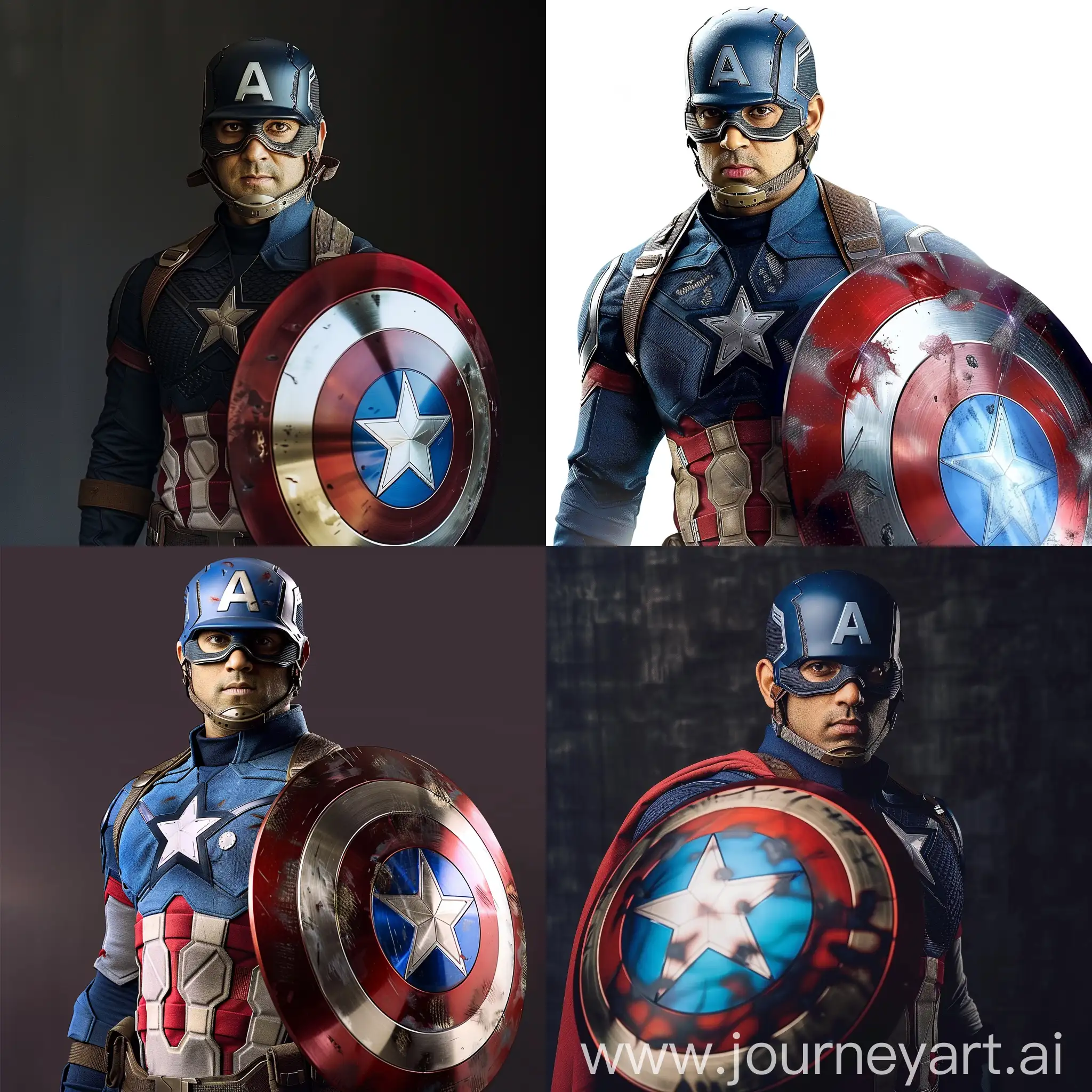 Dhoni-Captains-as-Marvels-Captain-America