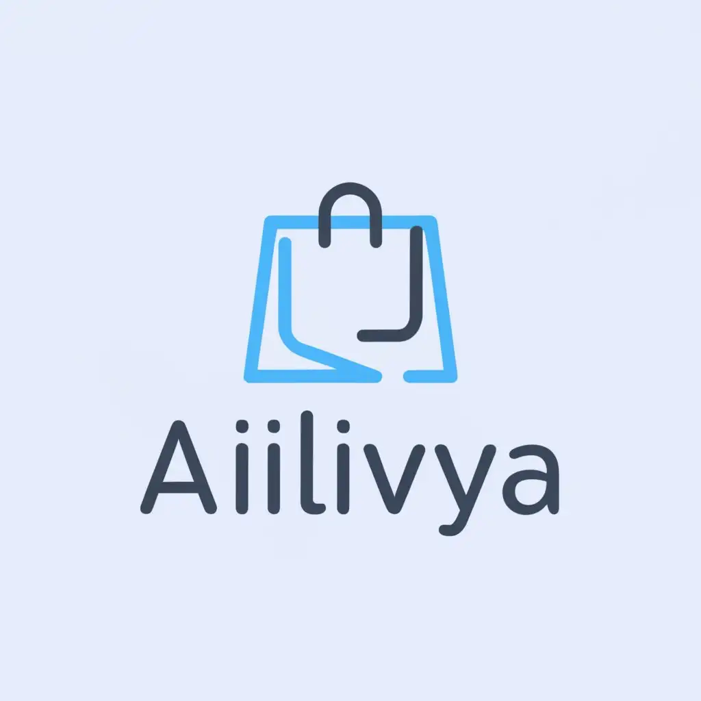 a logo design,with the text "ailivya", main symbol:shop,Moderate,clear background