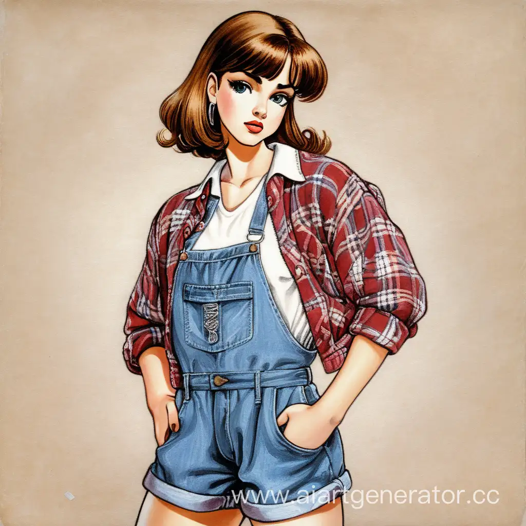 Sassy-Pose-Art-Trendy-25YearOld-Woman-in-Thrift-Clothes