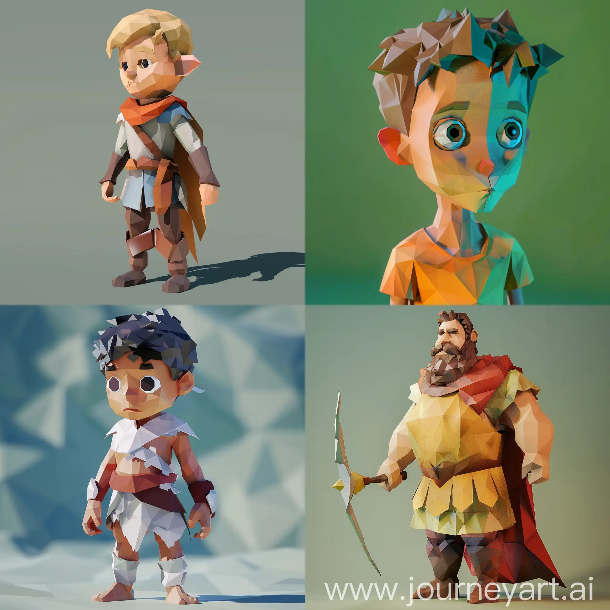 Low-Poly-Character-Blender-Reference-Versatile-3D-Model-with-11-Aspect-Ratio