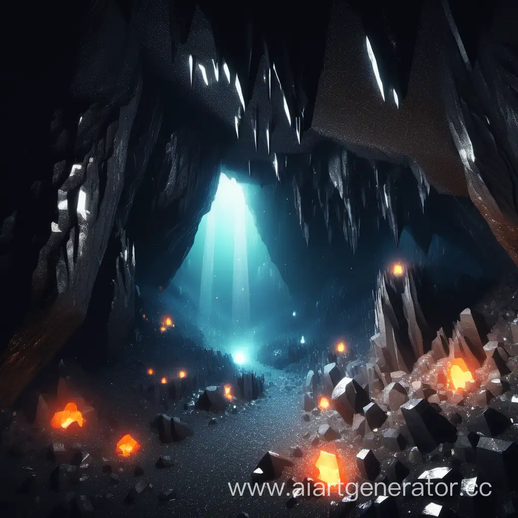Subterranean-Mining-Laborers-Amidst-Ores-and-Crystals