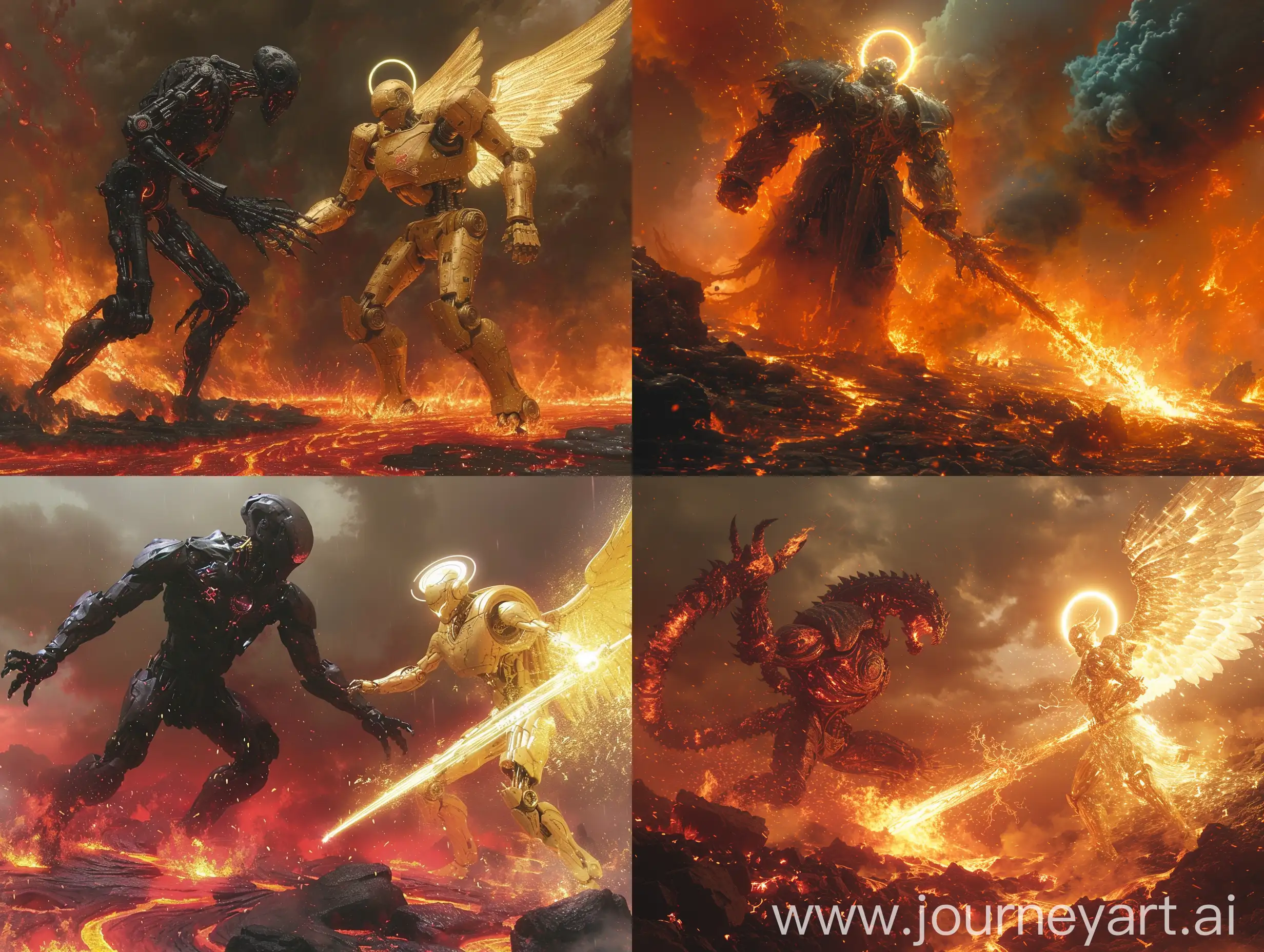 Epic-Battle-of-Celestial-and-Infernal-Robots-in-Fiery-Abyss