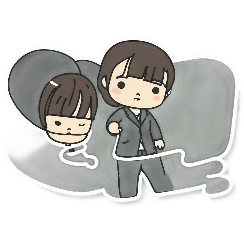 HighQuality-PNG-Chibi-Stickers-Elevate-Your-Messaging-with-Adorable-Characters