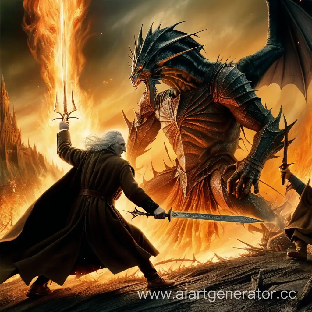 Tolkien-Battles-Sauron-in-Epic-Fantasy-Clash