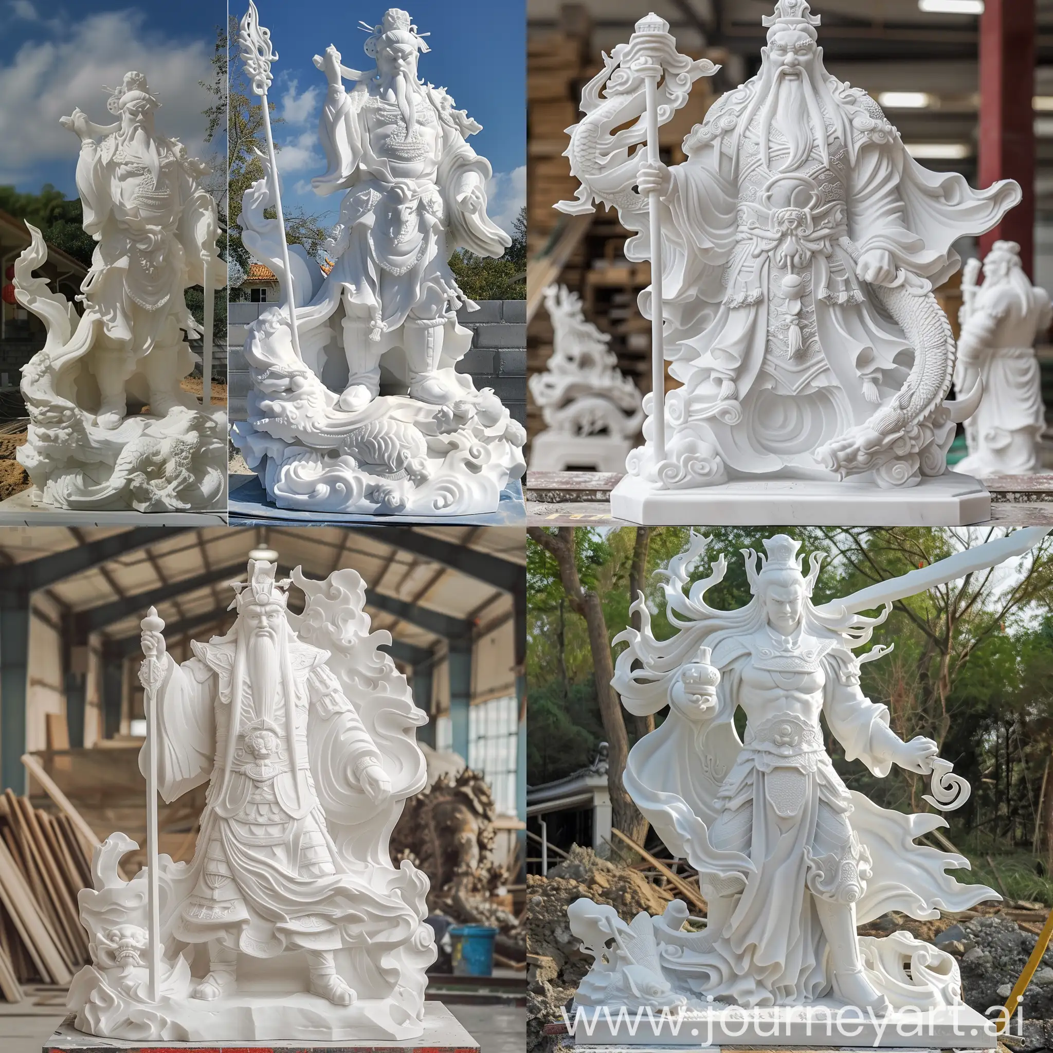 Authentic-TwoMeter-White-Statue-of-Taiyi-Immortal
