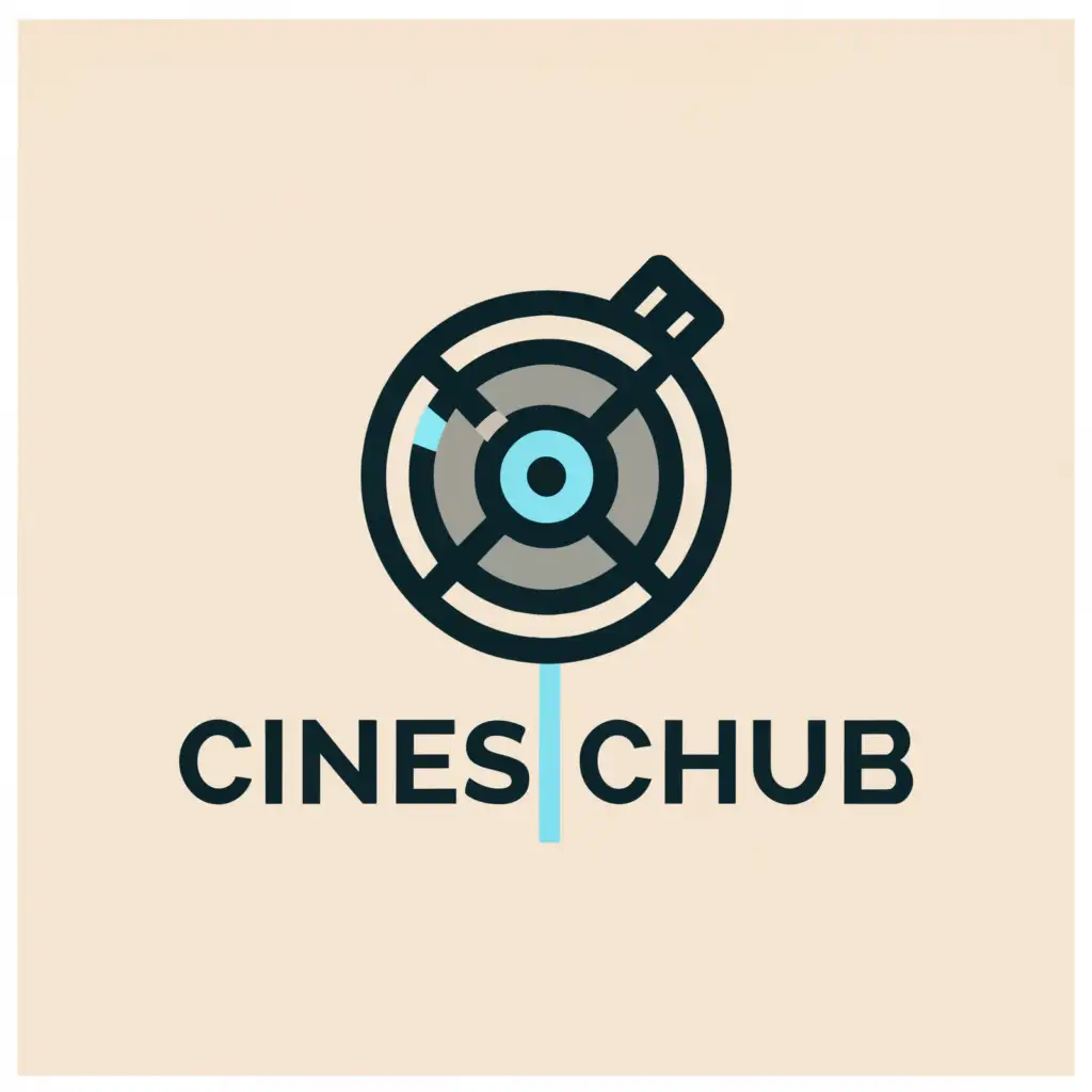 a logo design,with the text "CineScope Hub", main symbol:camera,Moderate,clear background