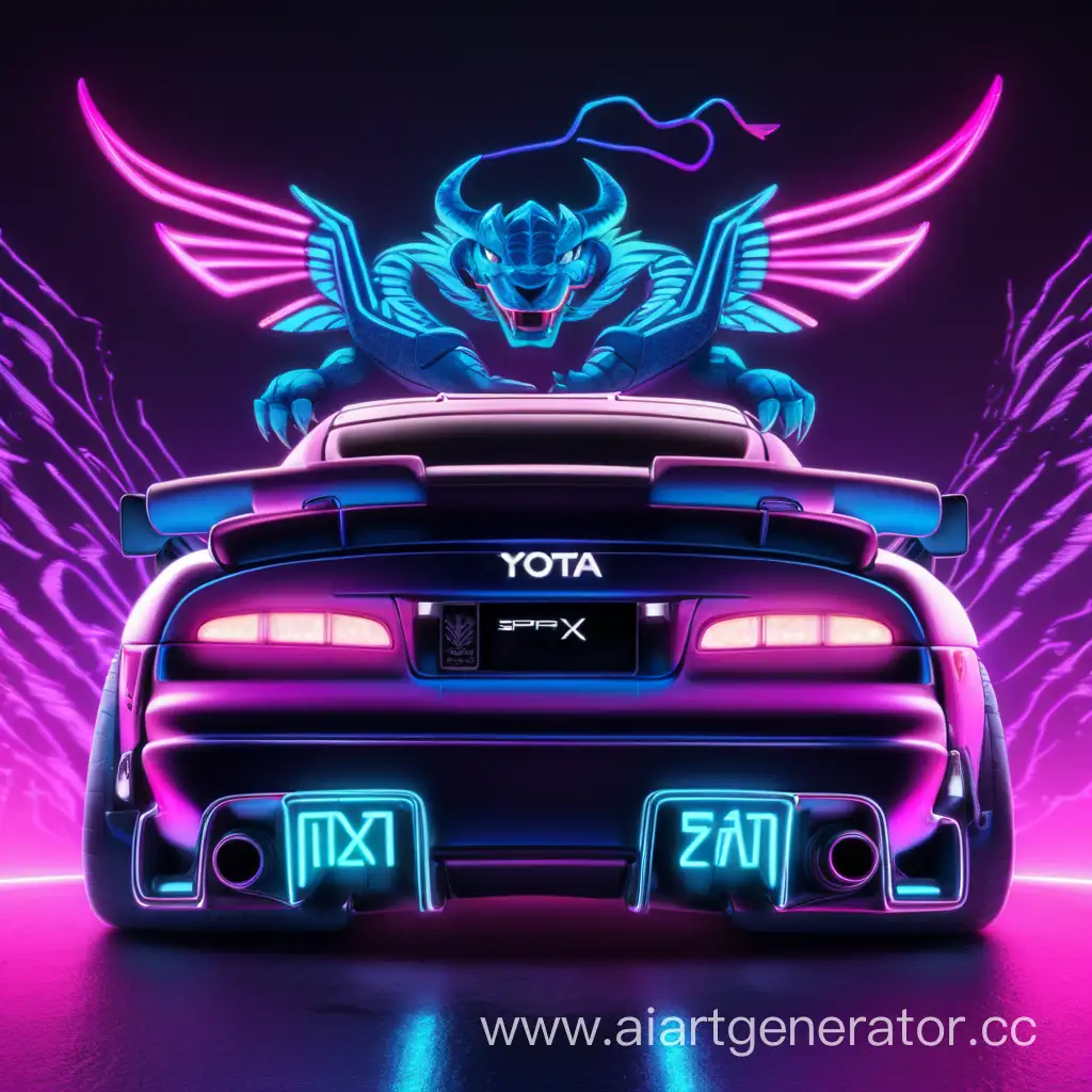 Memphis-Cult-Style-Viper-ZXC-Neon-Avatar-for-Hard-Electric-Music-Creator