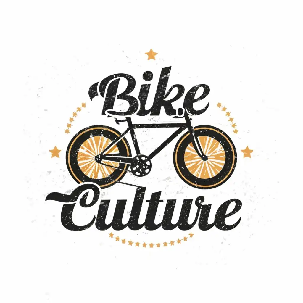 logo, Bike, with the text "Bike Culture", typography, be used in Sports Fitness industry