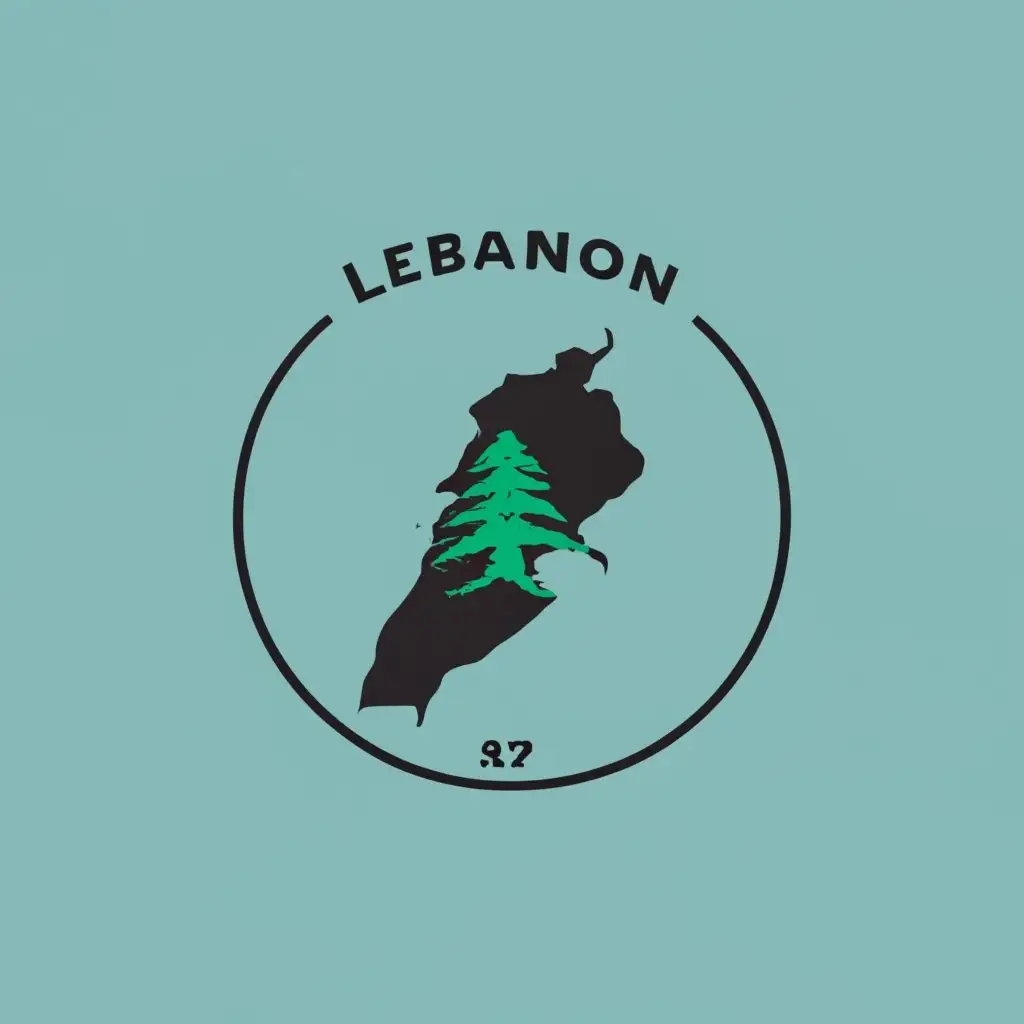 LOGO-Design-for-Lebanese-Cedars-20-RP-Cyan-and-Black-Lebanon-Map-with-Weed-Theme