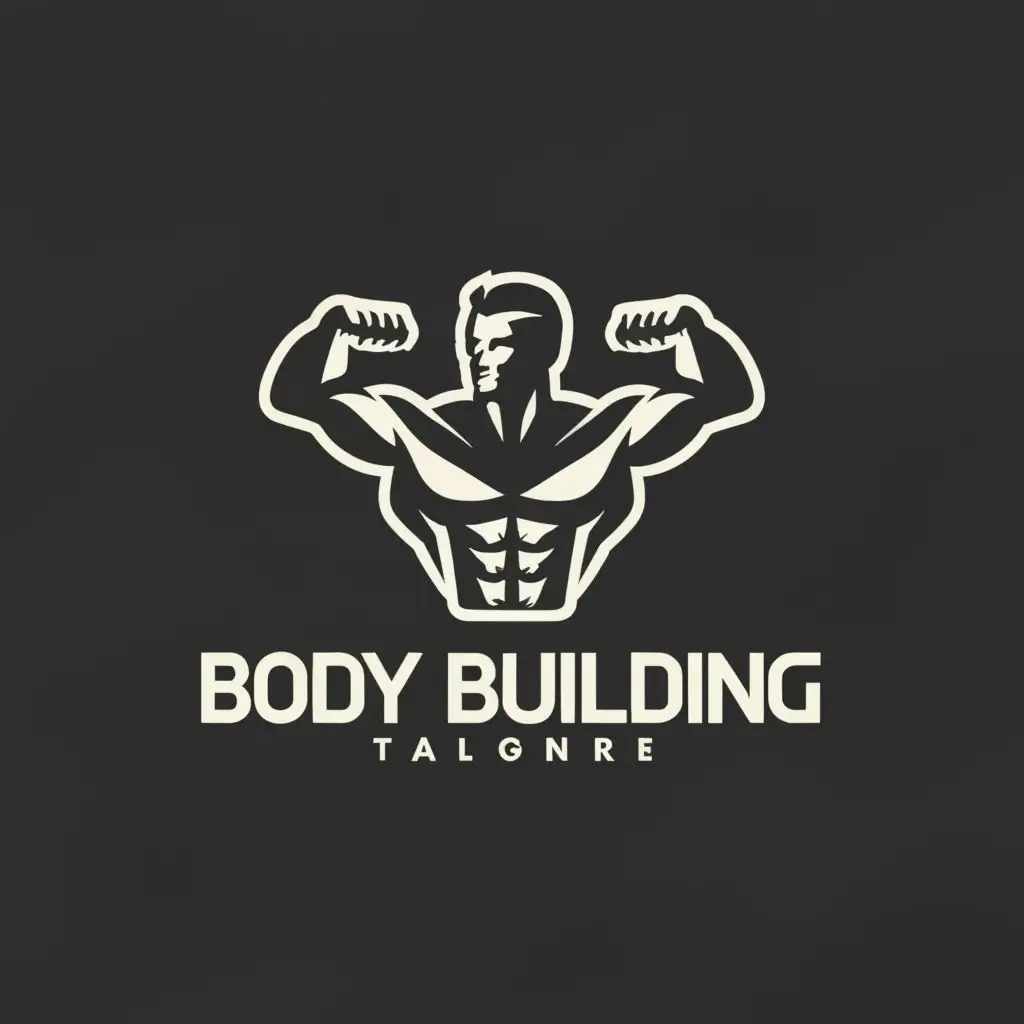 a logo design,with the text "body building", main symbol:body builder,Moderate,be used in Technology industry,clear background