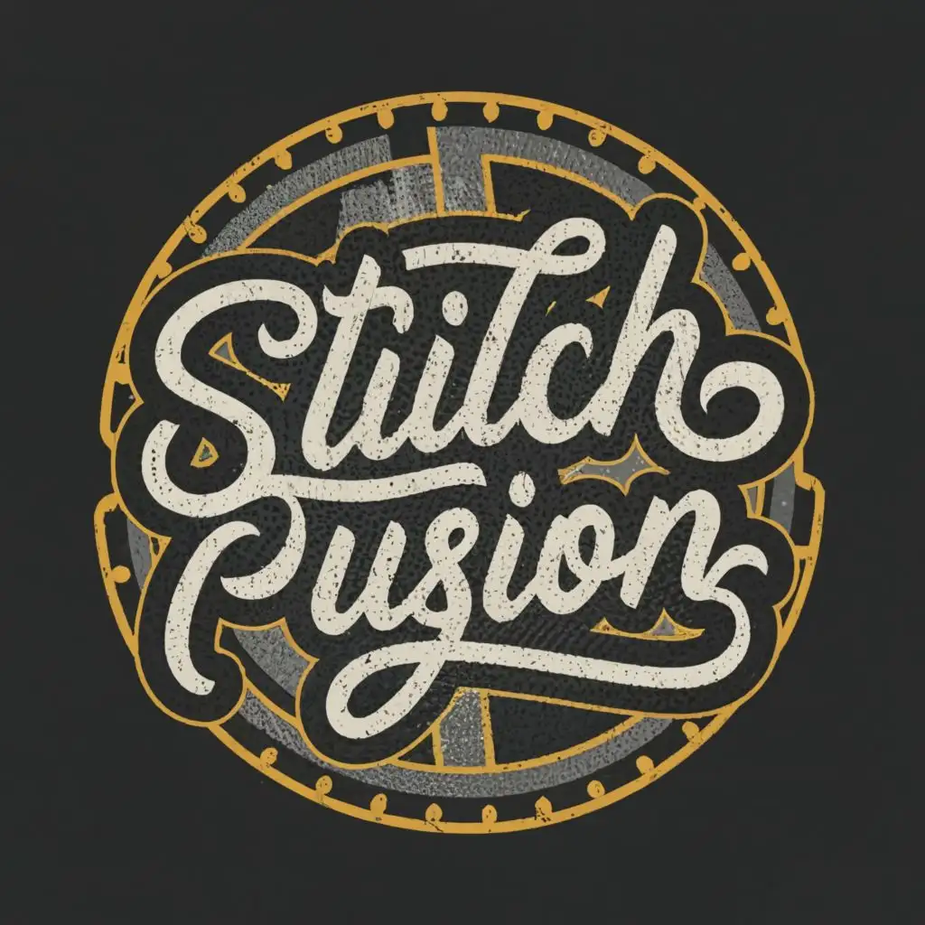 logo, cloth, with the text "Stitch Fusion", typography