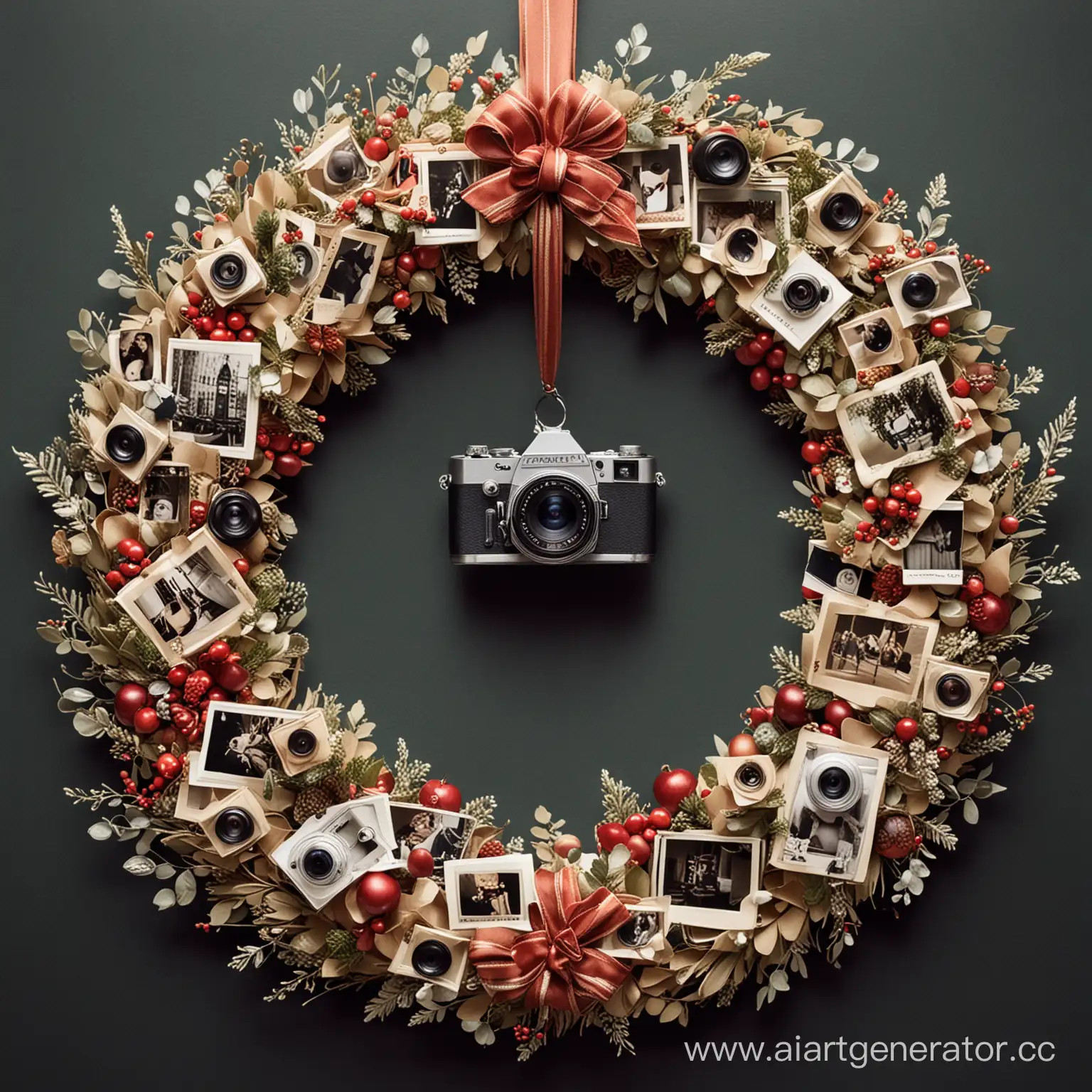 Professional-Camera-Services-with-Wreath-Decoration