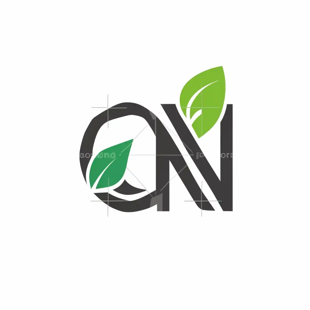 a logo design,with the text "CN", main symbol:Leaf, highlight c and n letters,Moderate,be used in Legal industry,clear background