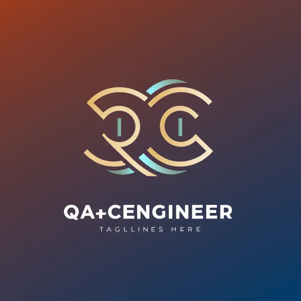 a logo design,with the text "QA/QC ENGINEER", main symbol:QA/QC,Moderate,be used in Real Estate industry,clear background