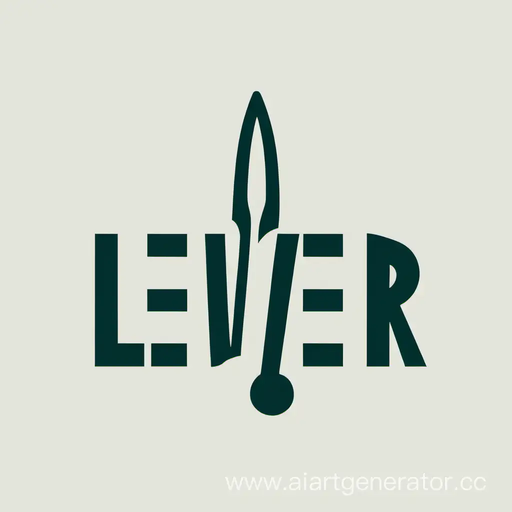 Lever logo and text Lever
