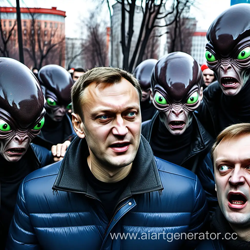 инопланетяне похитили навального