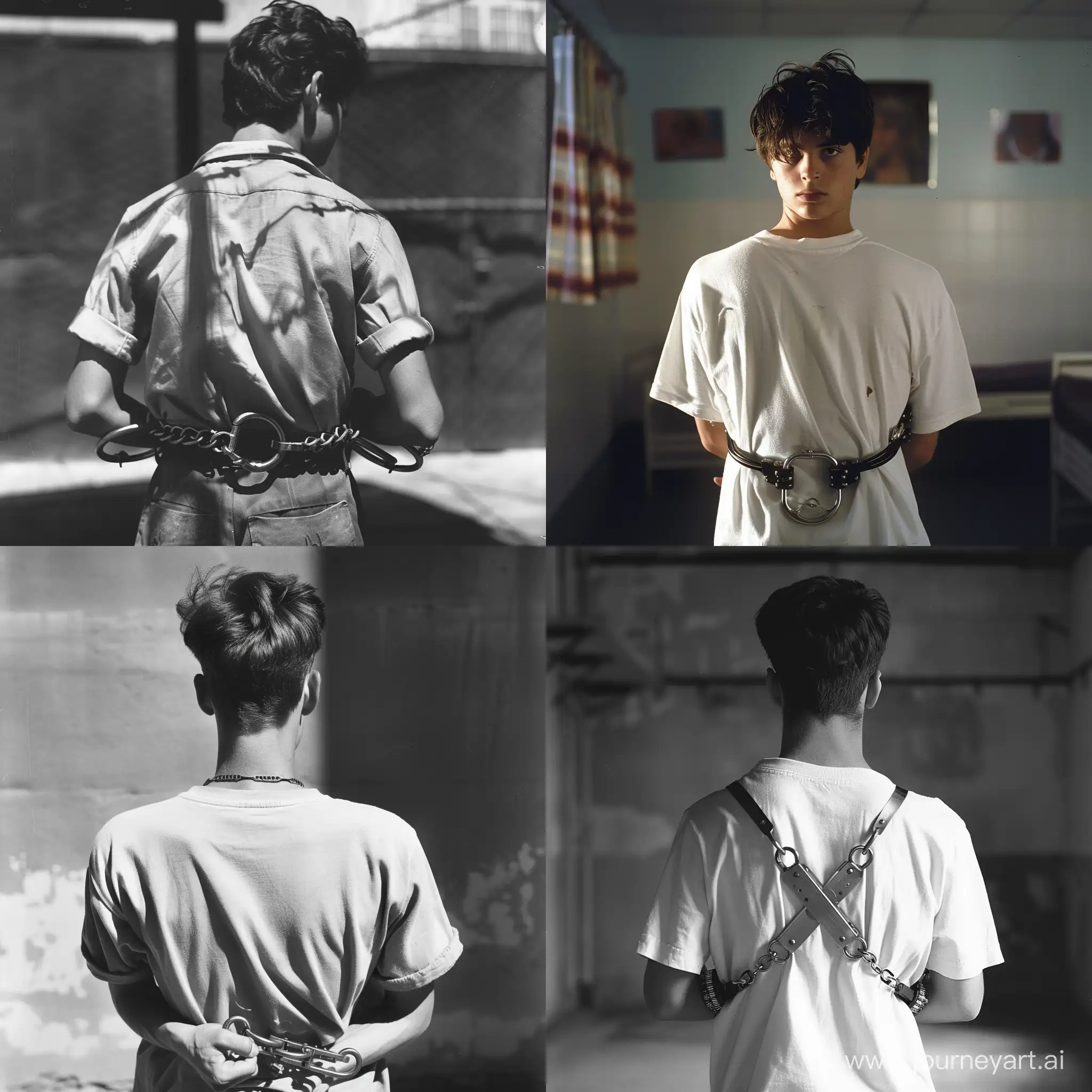 Young-Male-Prisoner-Handcuffed-Behind-His-Back
